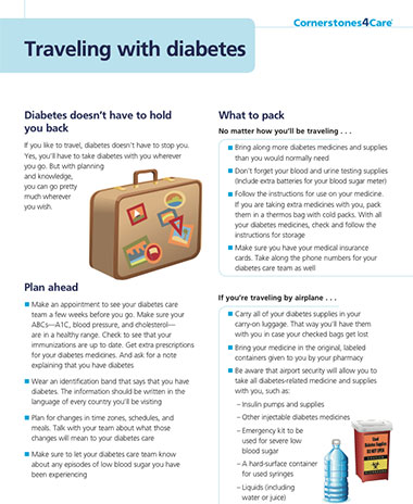 Traveling with Diabetes